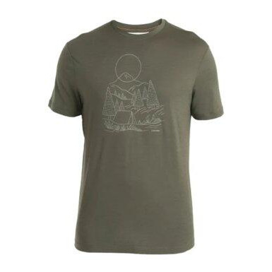 Icebreaker 150 Tech Lite III SS Tee Sunset Camp MEN XXL Loden - зображення 1