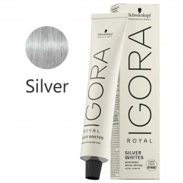 Schwarzkopf Краска для волос Silver IGORA ROYAL Absolutes Silver Whites 60 мл Краска