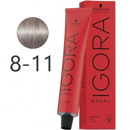   Schwarzkopf Крем-краска для волос  Igora Royal Permanent Color Creme 8-11 Светло-русый сандрэ экстра, 60 мл