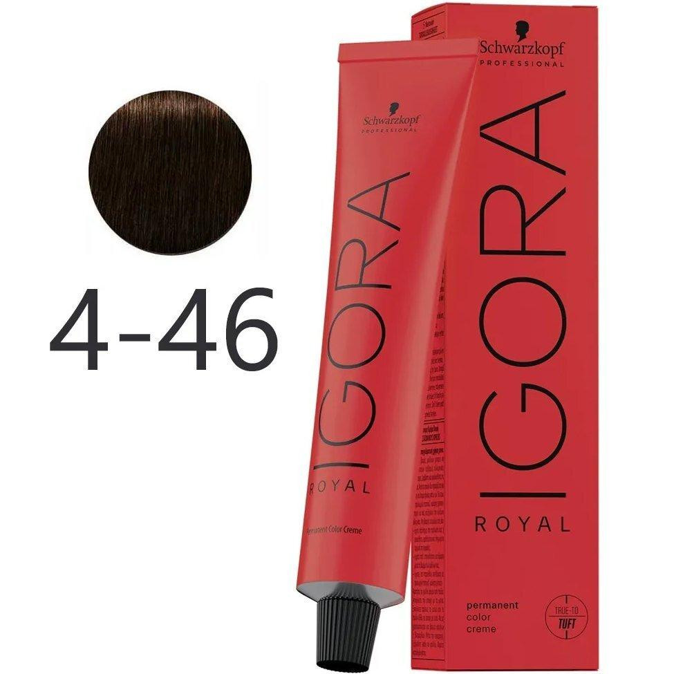 Schwarzkopf Краска Для Волос  IGORA ROYAL Nudes 4-46 Средне-коричневый бежевый шоколадный 60 мл - зображення 1
