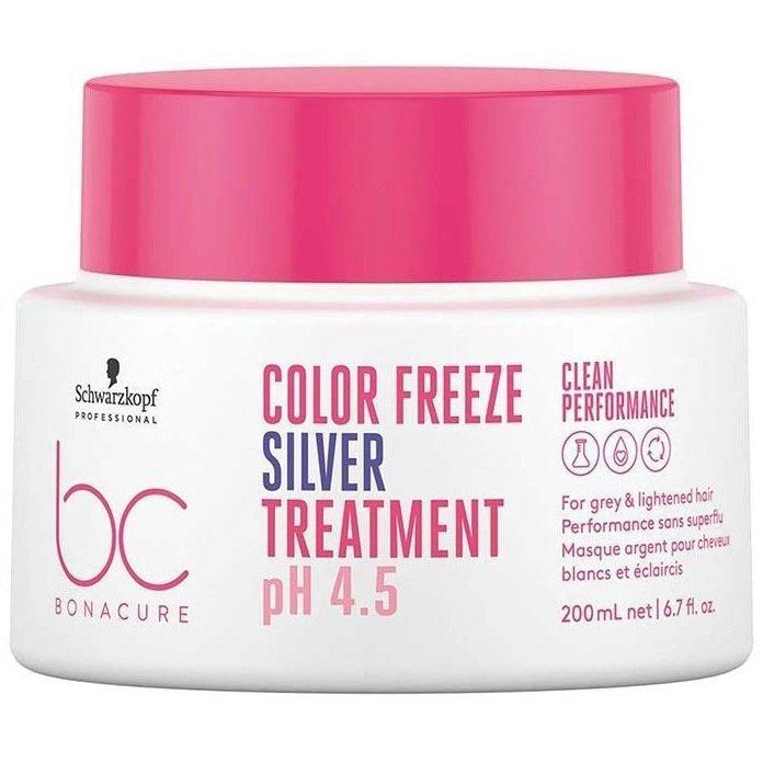 Schwarzkopf Маска  BC Bonacur Freeze Silver для нейтралізації небажаної жовтизни волосся 200 мл (4045787725636) - зображення 1