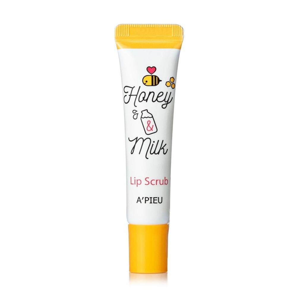 A'PIEU Скраб для губ  Honey & Milk Lip Scrub 8 мл (8806185745420) - зображення 1
