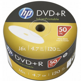 HP DVD-R 4.7 GB 16X IJ Print 50 pcs 69302 (69302/DME00070WIP-3)
