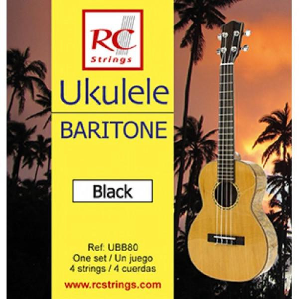 Royal Classic UBB80 Ukelele Black Baritono - зображення 1