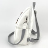 Alba Soboni Сумка-рюкзак жіноча з ЕКОшкіри біла з квітковим принтом  230121-133352 - зображення 3
