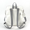 Alba Soboni Сумка-рюкзак жіноча з ЕКОшкіри біла з квітковим принтом  230121-133352 - зображення 4