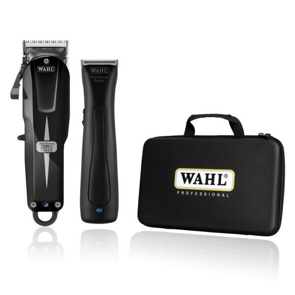 Wahl Cordless Combo Super Taper Cordless Black + Beret Stealth 08592-017 - зображення 1