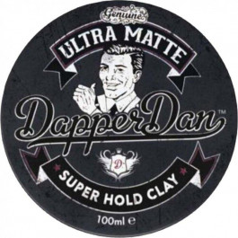 Dapper Dan Глина для стилизации волос ультраматовая  Ultra Matte Super Hold Clay 100 мл (732068047283)