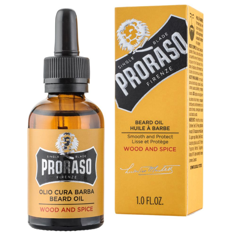 Proraso Масло для бороды  Wood & Spice Beard oil 30 мл (8004395001668) - зображення 1