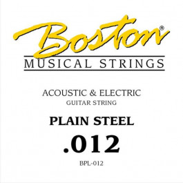 Boston Acoustics Струна для акустической или электрогитары Boston BPL-012