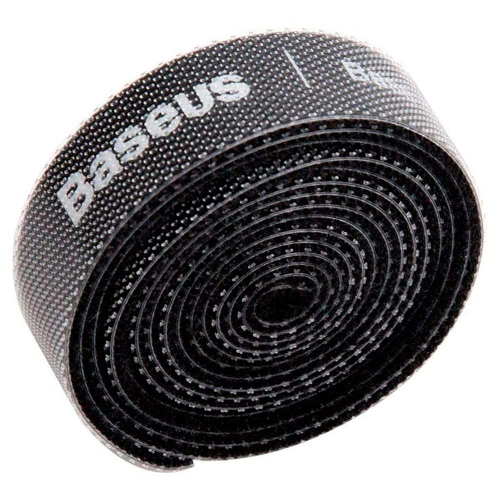 Baseus Colourful Circle Velcro strap Black (ACMGT-F01) - зображення 1