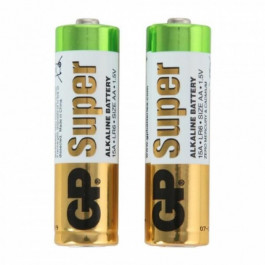 GP Batteries AA bat Alkaline 2шт Super (GP15A-S2)