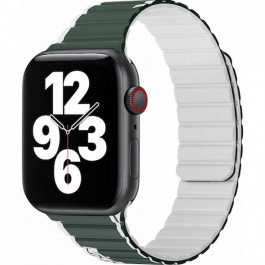 WIWU Ремінець Wi-WB010 Smart Magnetic Silicone для Apple Watch 42/44/45/49 mm Green/Grey