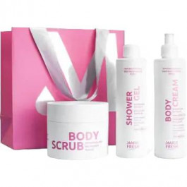 Marie Fresh Cosmetics Подарунковий набір  All Your Body Needs у рожевому пакеті (4820222773058)