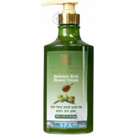 Health & Beauty Крем-гель для душу  Dead Sea Minerals Зволожуючий з оливковою олією та медом 780 мл (7290012326295)