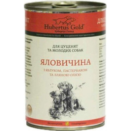 Hubertus Gold для щенков Говядина с яблоком и пастернаком 400 г
