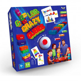 Danko Toys Интересная развлекательная игра "Color Crazy Cubes", укр (CCC-02-01U)