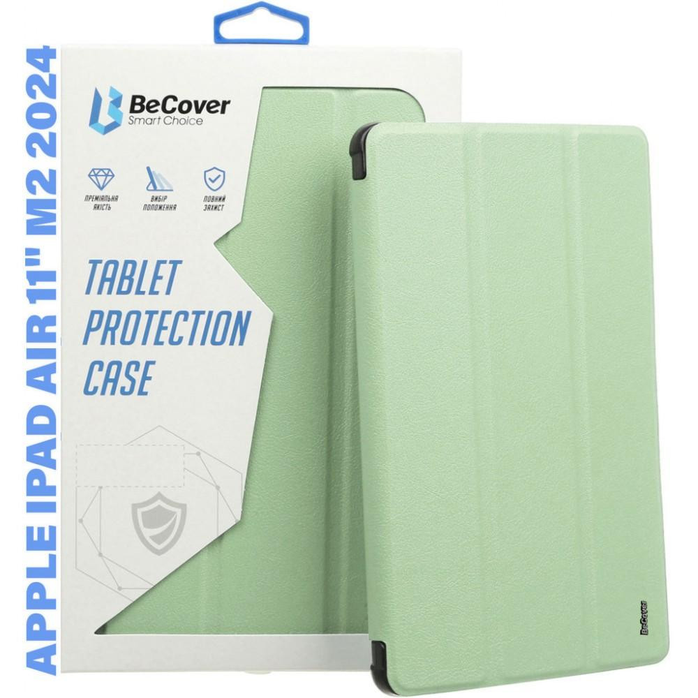 BeCover Чохол-книжка Tri Fold Soft TPU Silicone  для Apple iPad Air 11" M2 2024 Green (711407) - зображення 1