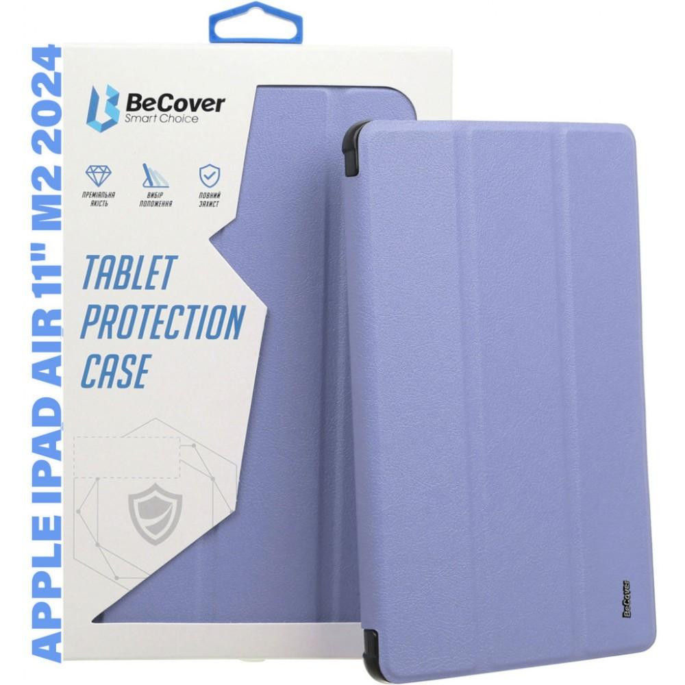 BeCover Чохол-книжка Tri Fold Soft TPU Silicone  для Apple iPad Air 11" M2 2024 Purple (711411) - зображення 1