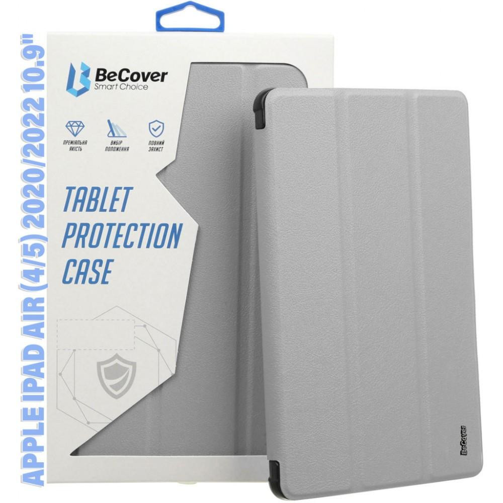 BeCover Чохол-книжка Soft Edge для Apple iPad Air (4/5) 2020/2022 10.9" Gray (711122) - зображення 1