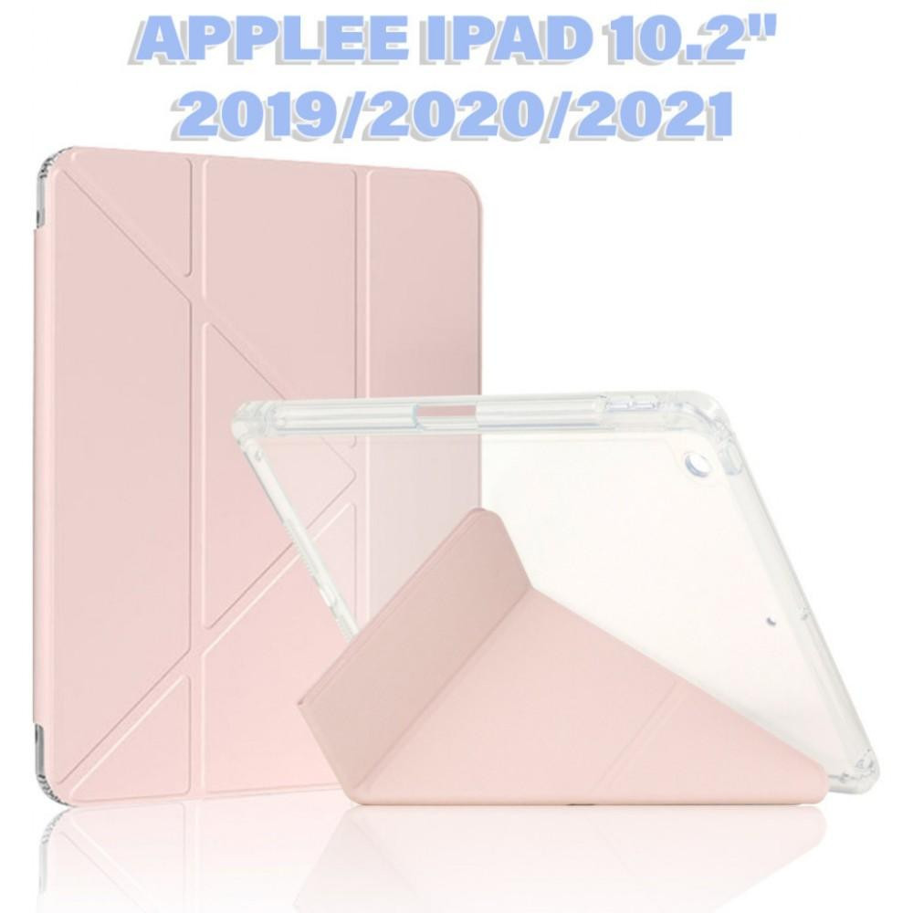 BeCover Обкладинка Origami з кріпленням Apple Pencil для Apple iPad 10.2 2019/2020/2021 Pink 711100 - зображення 1