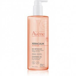 Avene XeraCalm Nutrition делікатний очищуючий гель для сухої та чутливої шкіри 500 мл