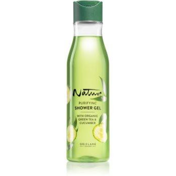 Oriflame Love Nature Green Tea & Cucumber очищуючий гель для душа з молочною кислотою 250 мл - зображення 1