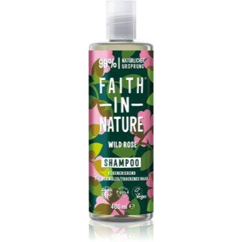 Faith In Nature Wild Rose відновлюючий шампунь для нормального та сухого волосся 400 мл - зображення 1