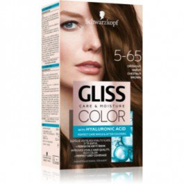   Schwarzkopf Gliss Color перманентна фарба для волосся відтінок 5-65 Chestnut Brown 1 кс