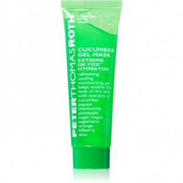   Peter Thomas Roth Cucumber De-Tox Gel Mask зволожуюча гелева маска для обличчя та шкіри навколо очей 30 мл