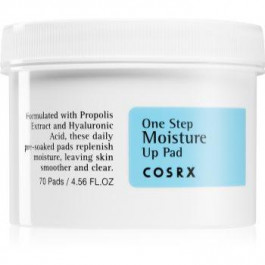 COSRX One Step Moisture пілінгові серветки для обличчя зі зволожуючим ефектом 70 кс