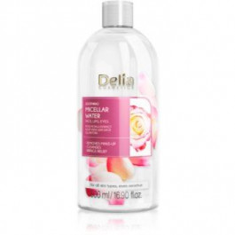 Delia Cosmetics Micellar Water Rose Petals Extract заспокоююча очищаюча міцелярна вода 500 мл