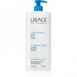 Uriage Hygiene Cleansing Cream поживний очищуючий крем для тіла та обличчя 1000 мл