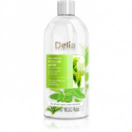 Delia Cosmetics Micellar Water Green Tea освіжаюча очищуюча міцелярна вода 500 мл