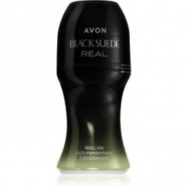 AVON Black Suede Real дезодорант кульковий для чоловіків 50 мл