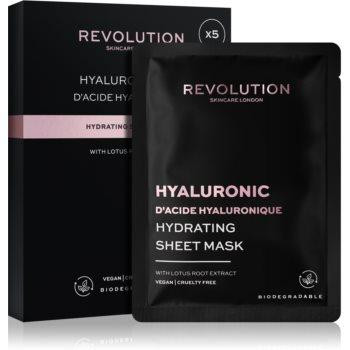 Revolution Skincare Hyaluronic Acid набір тканинних масок для інтенсивного зволоження 5 кс - зображення 1