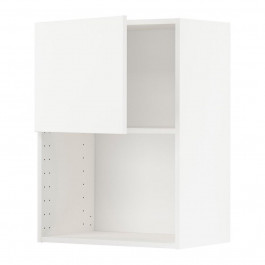 IKEA METOD Навісна шафа для мікрохвильовки, білий/Veddinge білий, 60x80 см (594.685.57)
