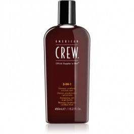 American Crew Hair & Body 3-IN-1 шампунь, кондиціонер та гель для душу 3в1 для чоловіків 450 мл