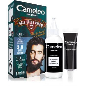 Delia Cosmetics Cameleo Men фарба для волосся відтінок 3.0 Dark Brown 30 мл - зображення 1