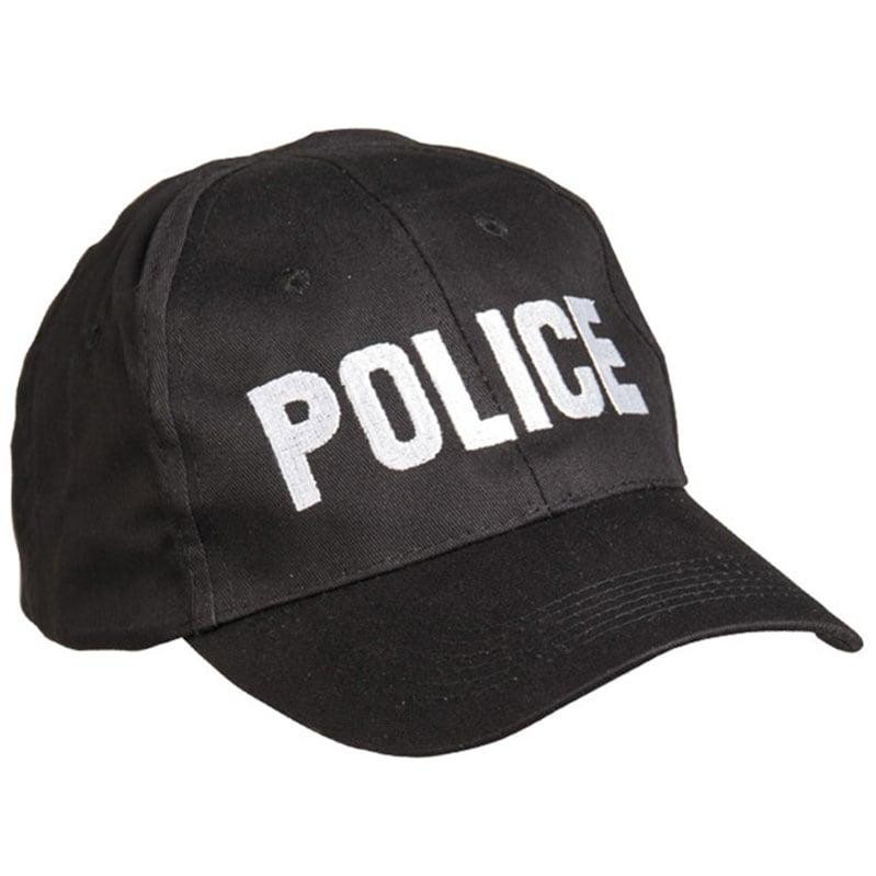 Mil-Tec Бейсболка  Baseball Cap POLICE - Black Черный - зображення 1