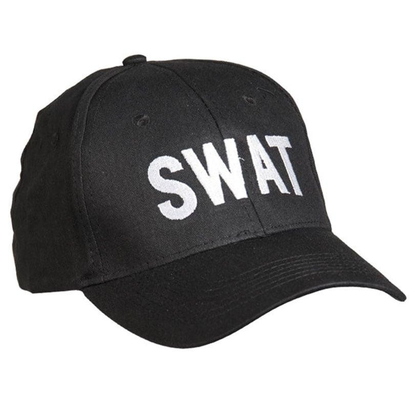 Mil-Tec Бейсболка  Baseball Cap SWAT - Black - зображення 1