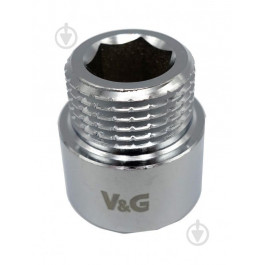 V&G VALOGIN Подовжувач ВЗ  1"x30 мм хромований VG-210129