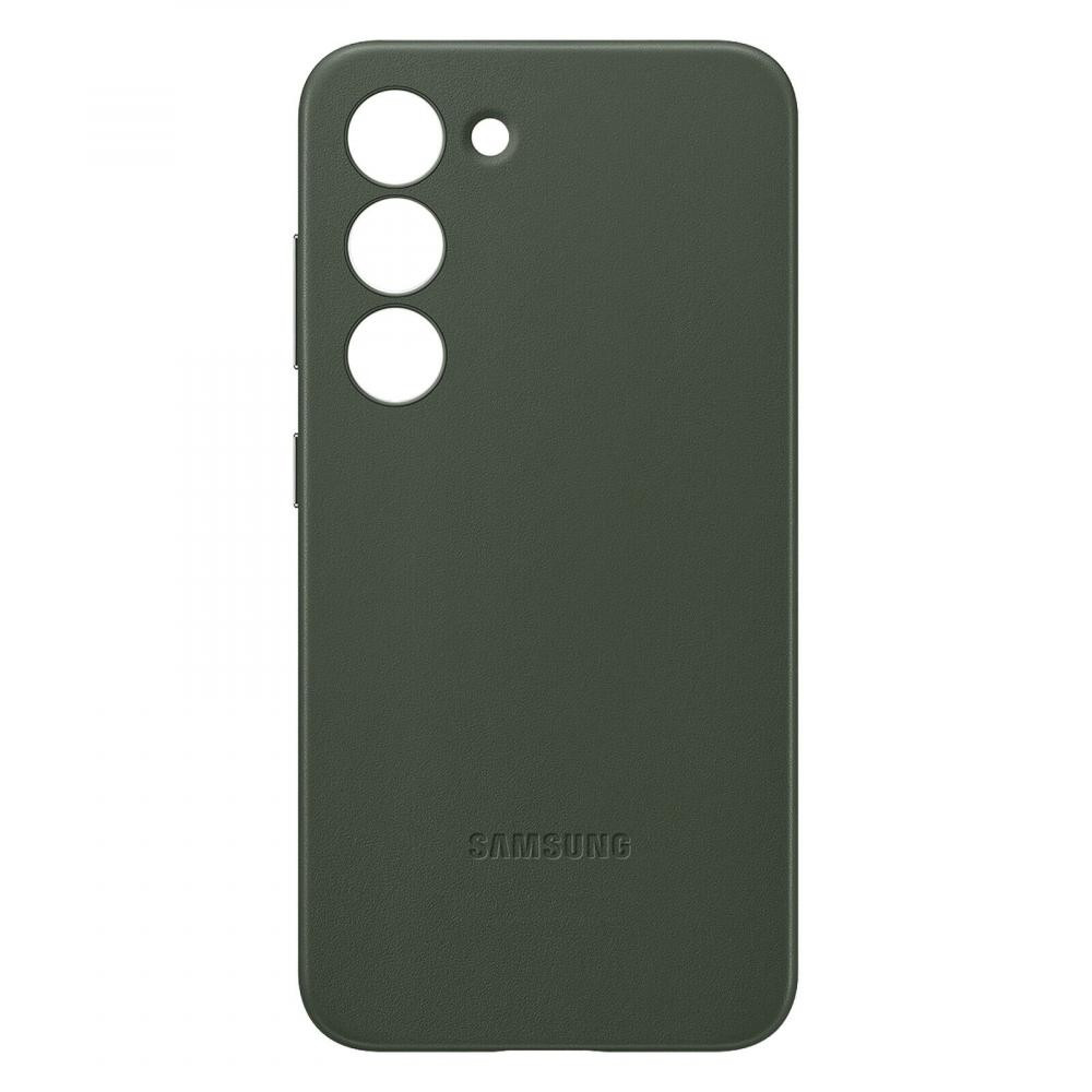 Samsung Leather Case для Samsung Galaxy S24 Green (GP-FPS926HCAGW) - зображення 1
