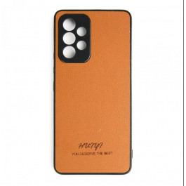 Huryl Leather Case Samsung Galaxy A53 5G Brown