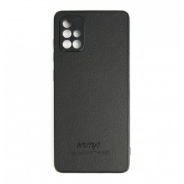 Huryl Leather Case Samsung Galaxy A71 4G Black