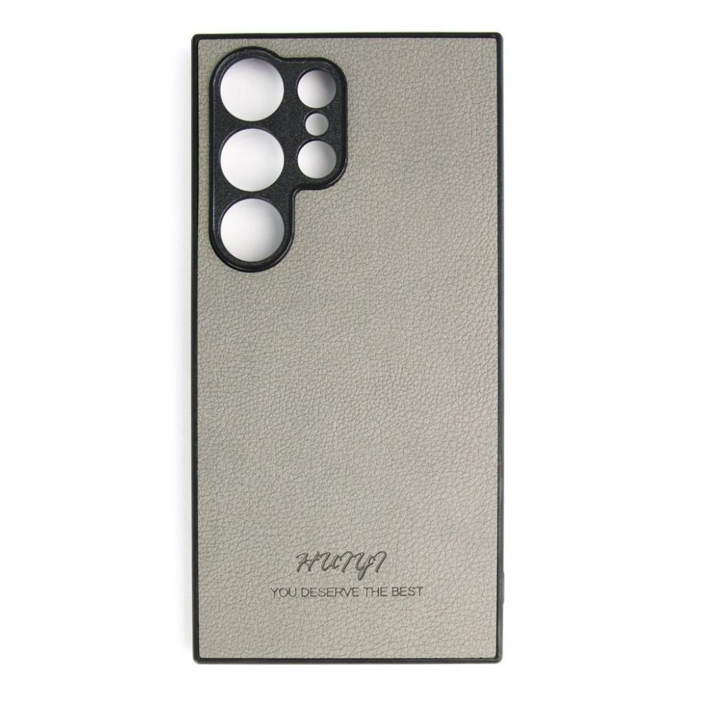 Huryl Leather Case Samsung Galaxy S24 Ultra Gray - зображення 1