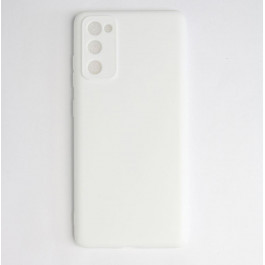 Epik Чохол  Silicone Case для Samsung Galaxy S20 FE White