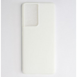 Epik Чохол  Silicone Case для Samsung Galaxy S21 Ultra White