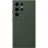 Samsung Leather Case для Samsung Galaxy S24 Ultra Green (GP-FPS928HCAGW) - зображення 1
