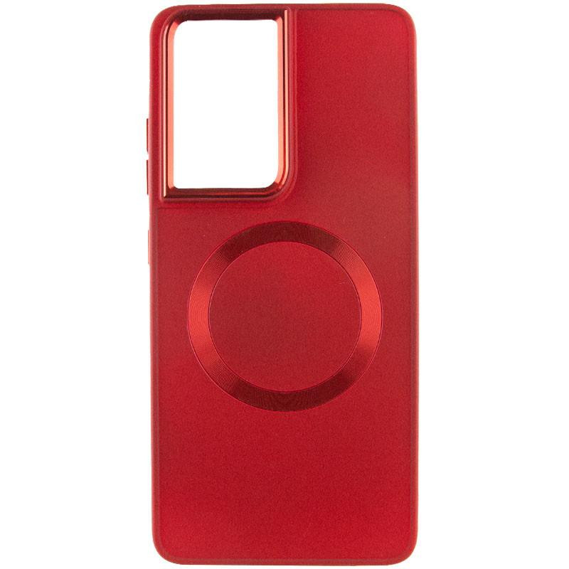Epik Чохол TPU Bonbon Metal Style with MagSafe для Samsung Galaxy S24 Ultra Red - зображення 1
